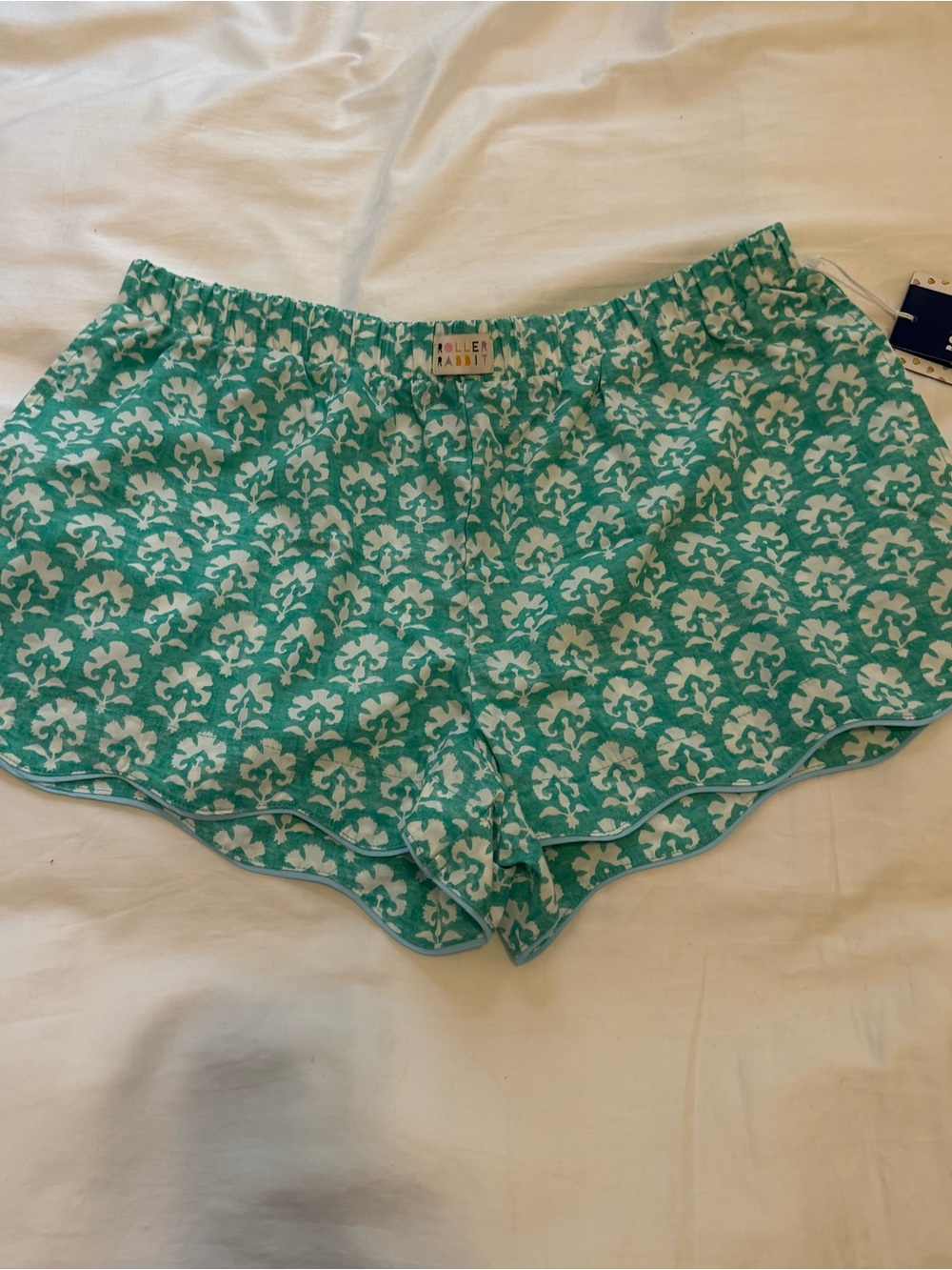 Roller Rabbit x Target Teal Floral Print Women's Shorts